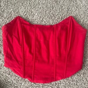 Red Corset Top